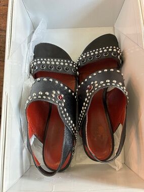 Phillip Lim Black Studded Sandals